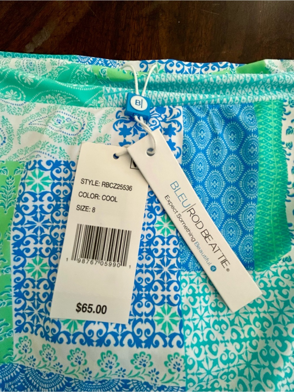 BLEU ROD BEATTIE NWT Swim Suit Skirt Bottoms With A Side Slit - Size 8 - Picture 5 of 16